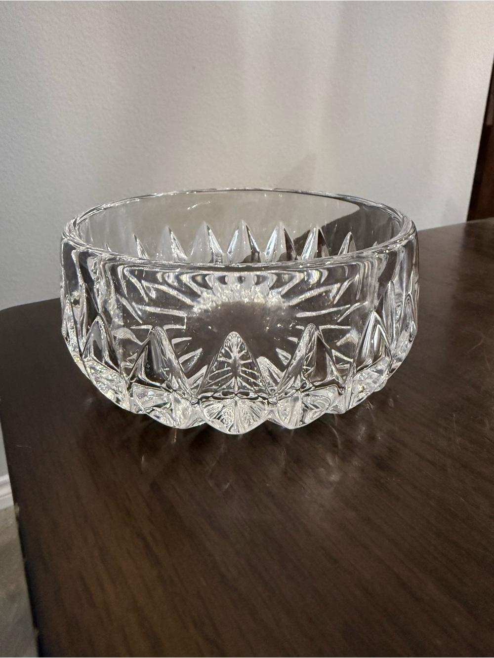 Gorham Lead Crystal Althea Full Candy Nut Bowl EUC